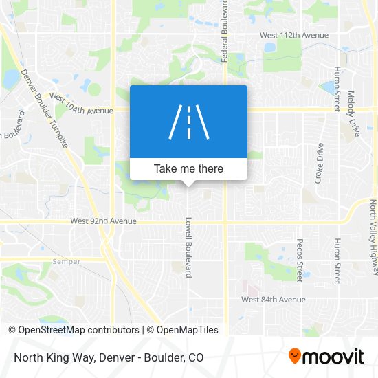 North King Way map