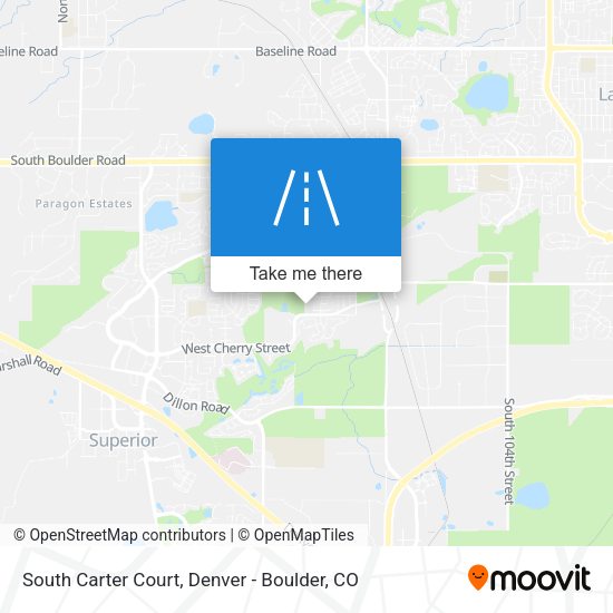 South Carter Court map