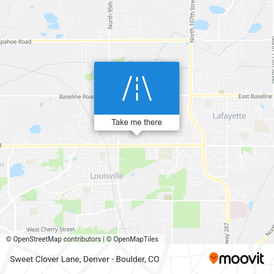 Sweet Clover Lane map
