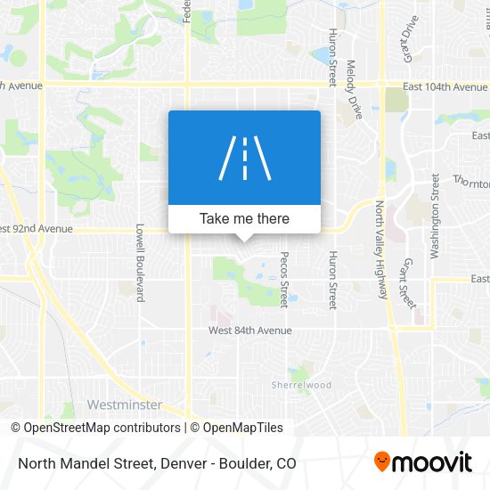 North Mandel Street map