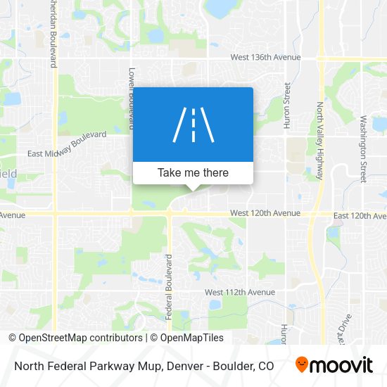 Mapa de North Federal Parkway Mup
