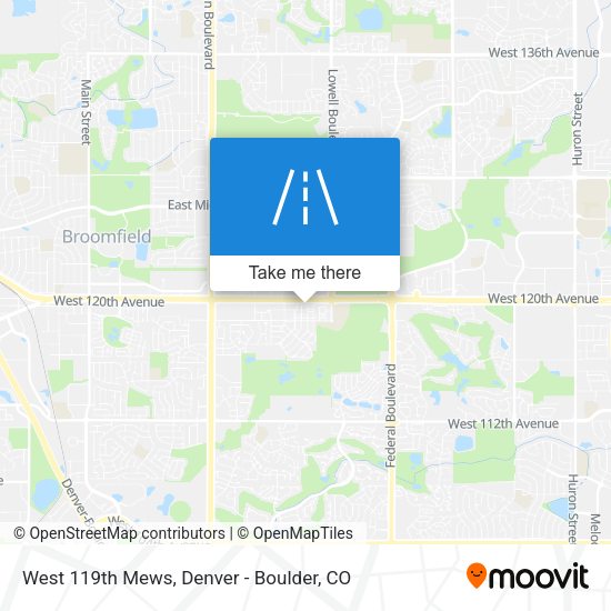 West 119th Mews map