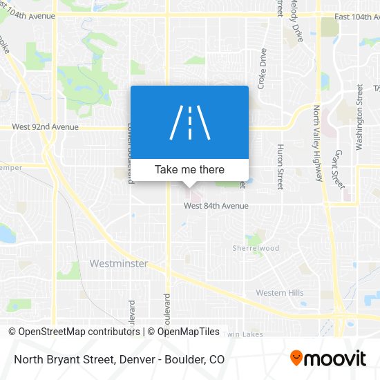 North Bryant Street map