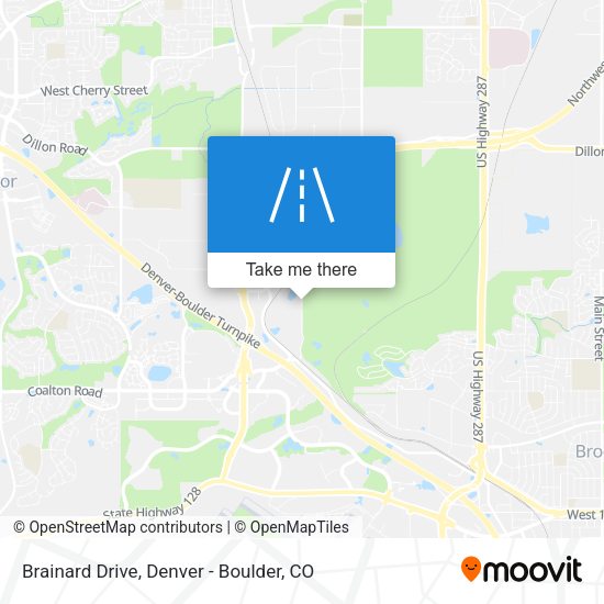 Brainard Drive map