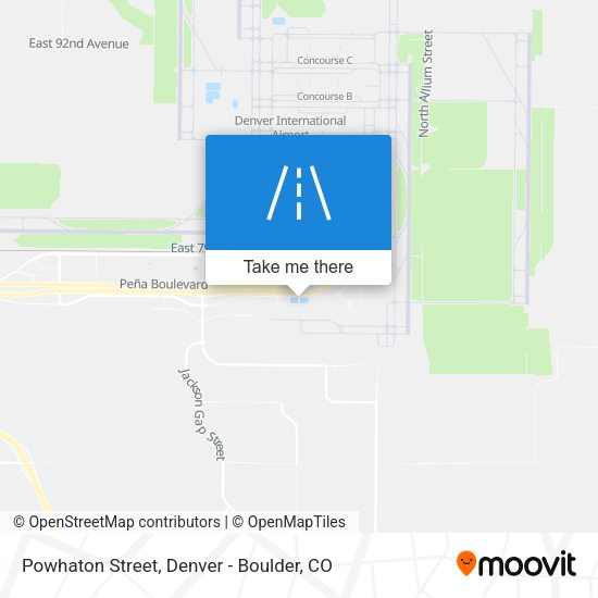 Powhaton Street map