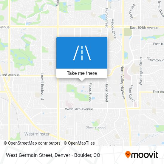 West Germain Street map