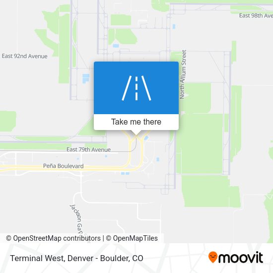 Terminal West map