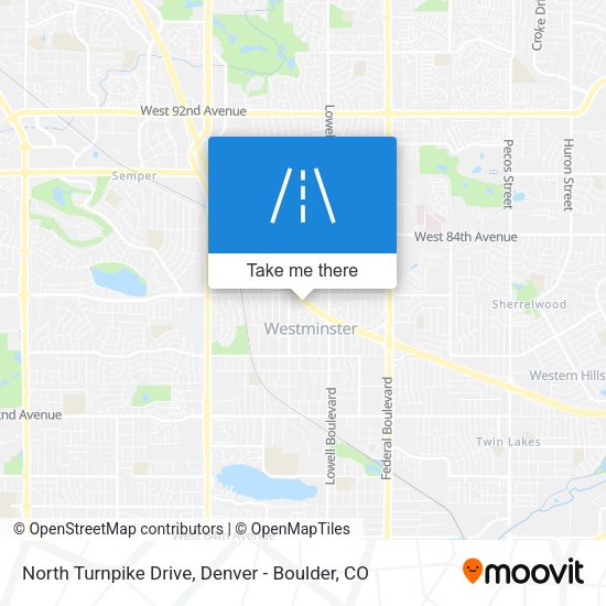 North Turnpike Drive map
