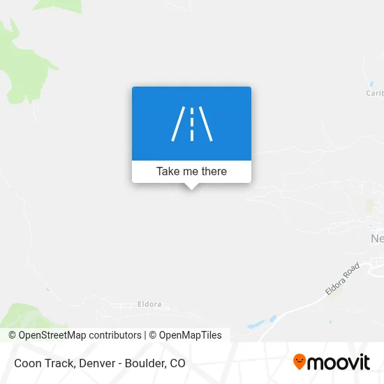 Coon Track map