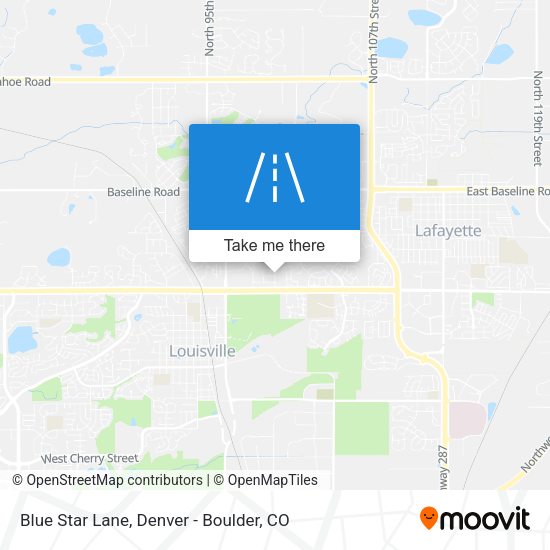 Blue Star Lane map