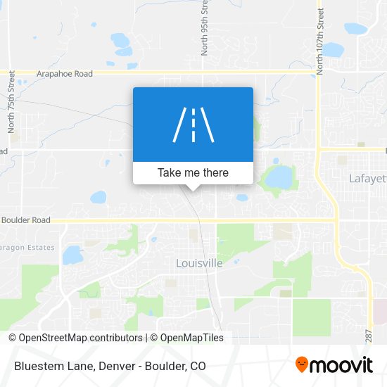 Bluestem Lane map