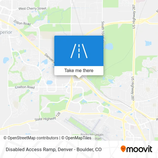 Disabled Access Ramp map