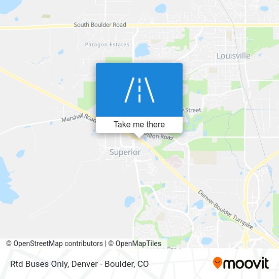 Rtd Buses Only map