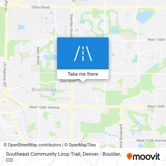 Southeast Community Loop Trail map