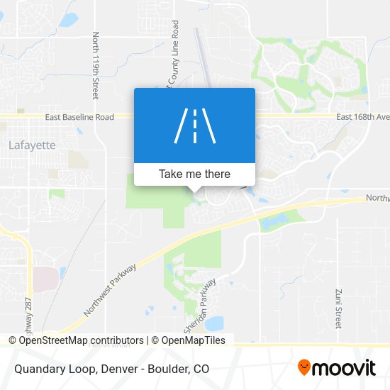 Quandary Loop map