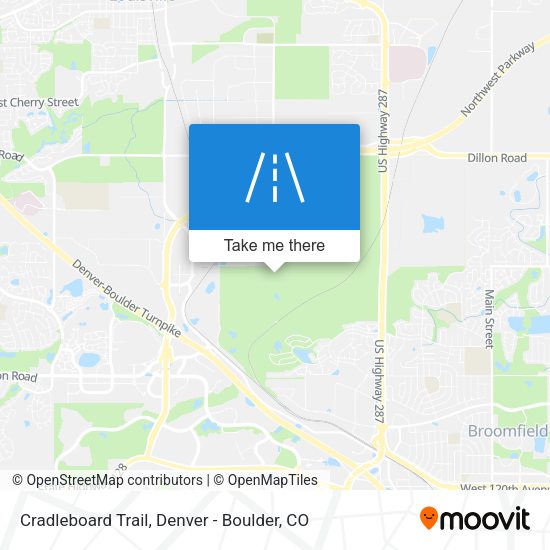 Cradleboard Trail map