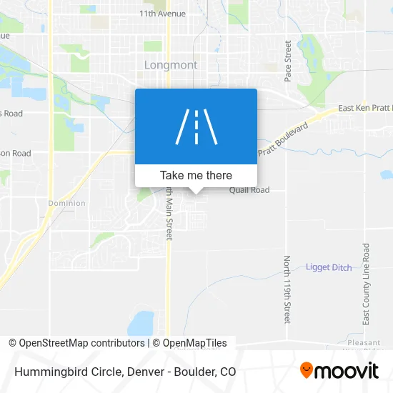 Hummingbird Circle map