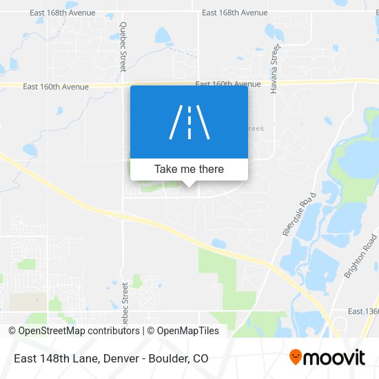 East 148th Lane map