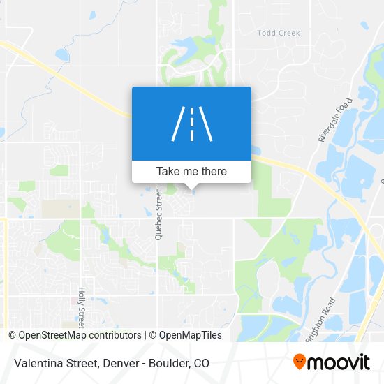 Mapa de Valentina Street