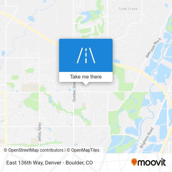 Mapa de East 136th Way