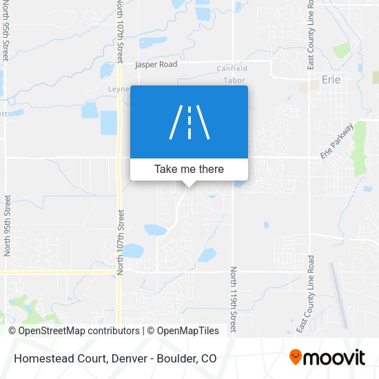 Homestead Court map