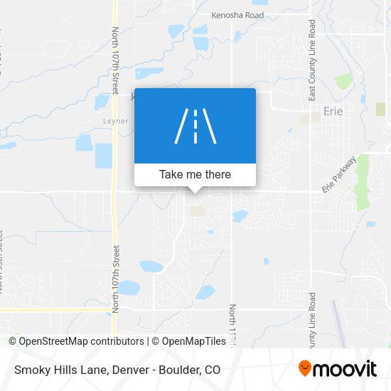 Mapa de Smoky Hills Lane