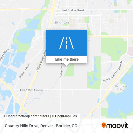 Country Hills Drive map
