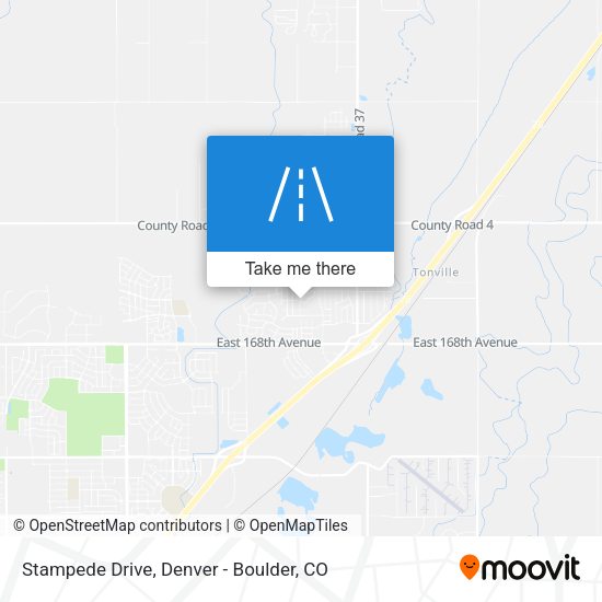 Stampede Drive map