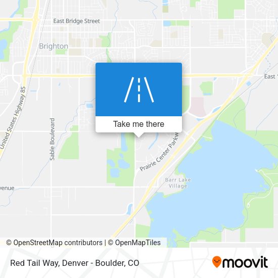 Red Tail Way map