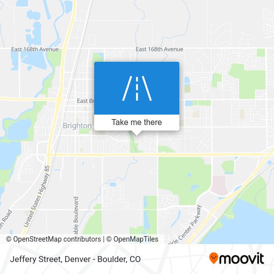 Jeffery Street map