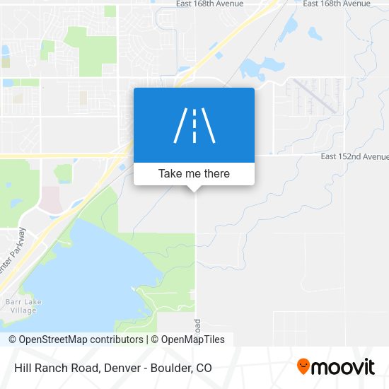Mapa de Hill Ranch Road