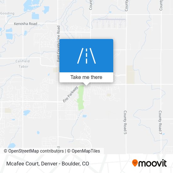 Mcafee Court map
