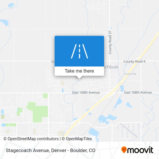 Stagecoach Avenue map