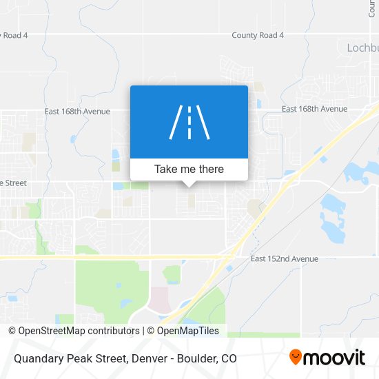 Quandary Peak Street map