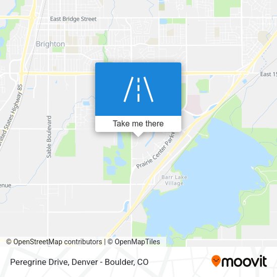 Peregrine Drive map