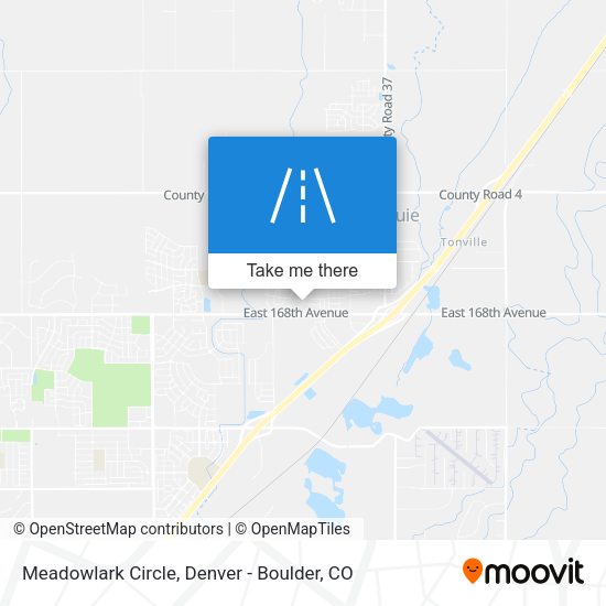 Meadowlark Circle map