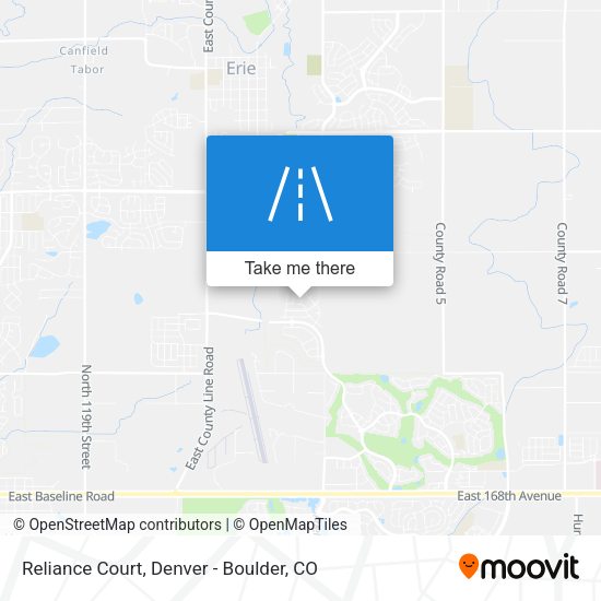 Reliance Court map