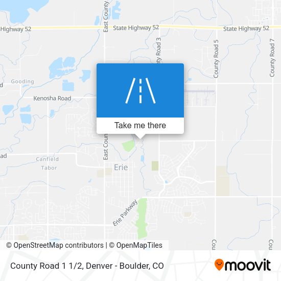 Mapa de County Road 1 1/2