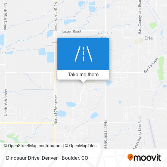 Dinosaur Drive map