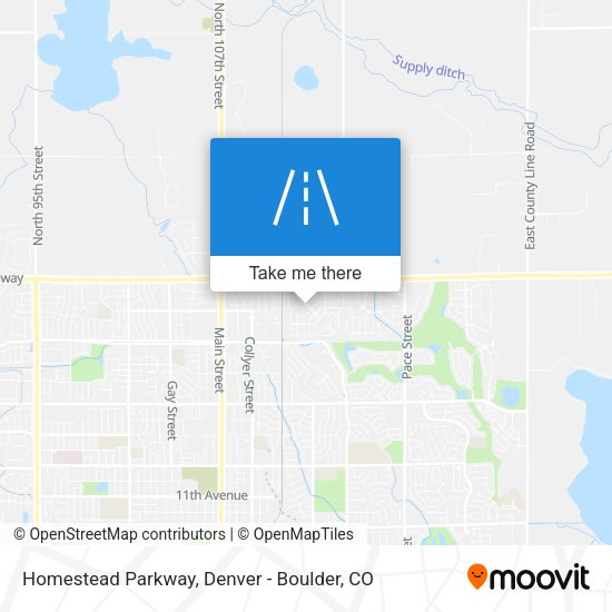 Homestead Parkway map
