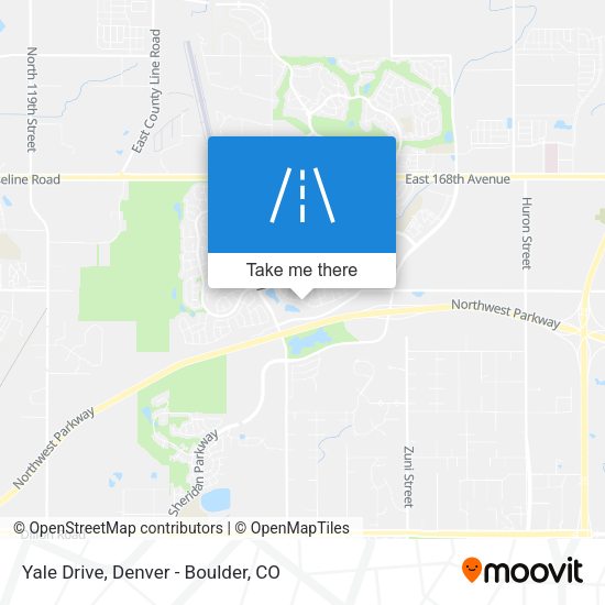 Mapa de Yale Drive