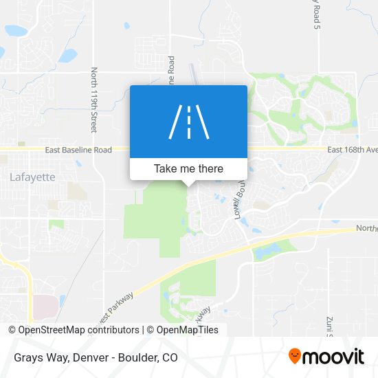 Mapa de Grays Way