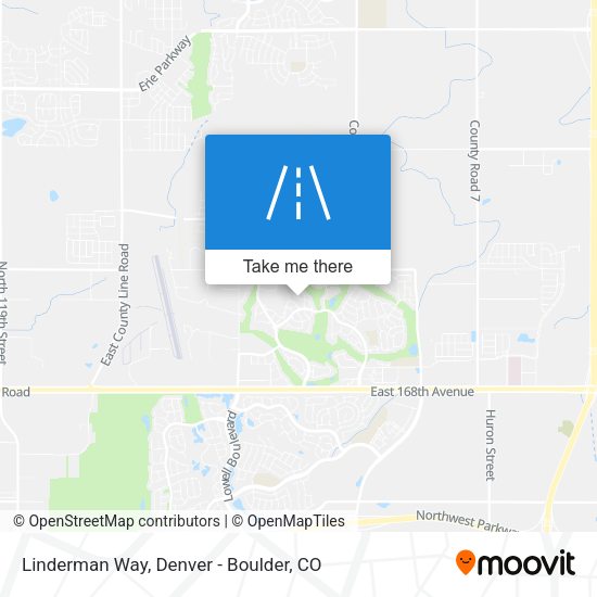 Linderman Way map