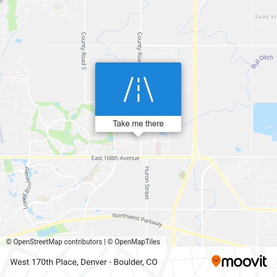 West 170th Place map