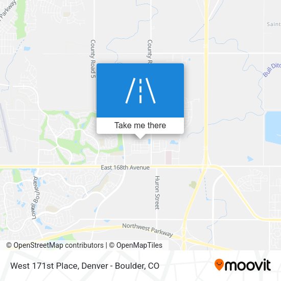 West 171st Place map
