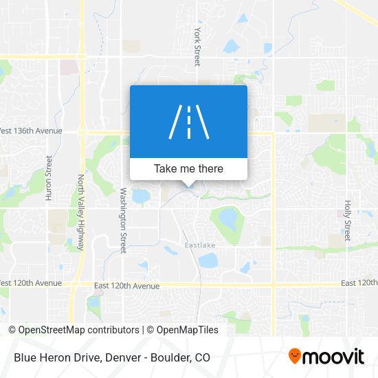 Blue Heron Drive map