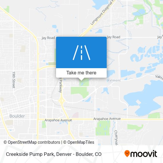 Mapa de Creekside Pump Park