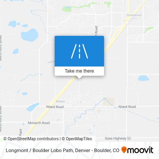 Mapa de Longmont / Boulder Lobo Path
