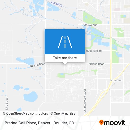 Bredna Gail Place map