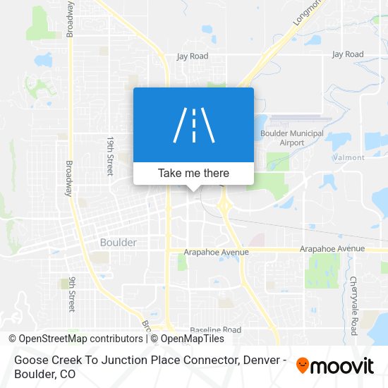 Mapa de Goose Creek To Junction Place Connector